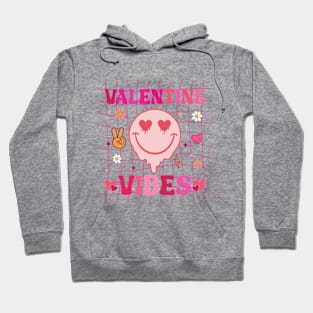 Groovy Valentine Vibes Valentines Day Shirts For Girl Women's Hoodie